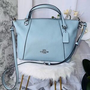 Coach Kacey pebbled leather satchel - EUC- like new